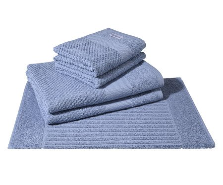 Jogo de Banho Boucle Blue Ice | Westwing