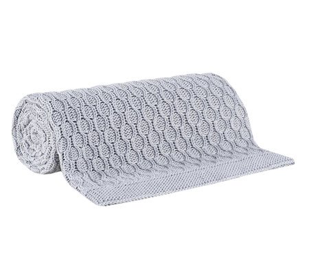 Manta Tricot Max Cinza | Westwing
