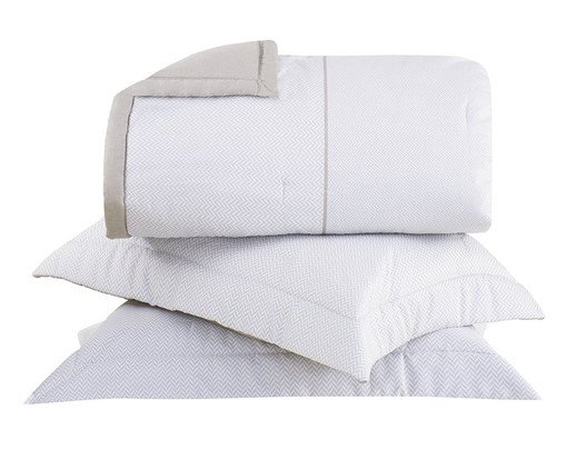 Jogo de Cobre-Leito Vision Otto Penteado Bege, beige | WestwingNow