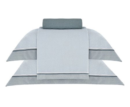 Jogo de Lençol Vision Otto Penteado Verde