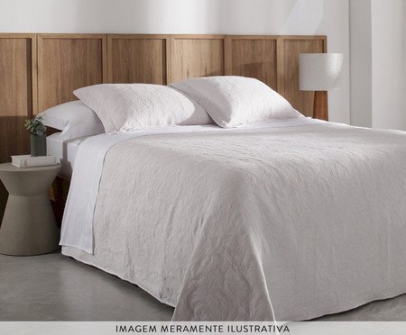 Jogo de Cobre-Leito Hanna Jacquard Rosa | Westwing