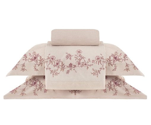 Jogo de Lençol Gran Percalle Olga Penteado, multicolor | WestwingNow