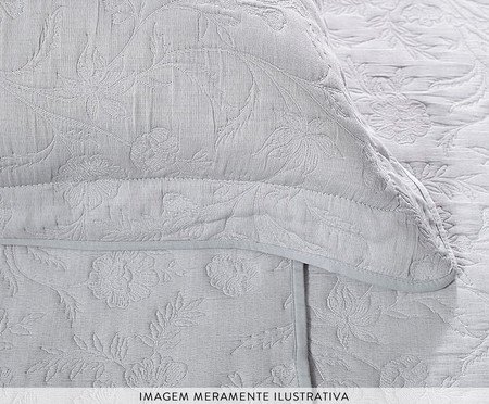 Jogo de Cobre-Leito Hanna Jacquard Verde | Westwing