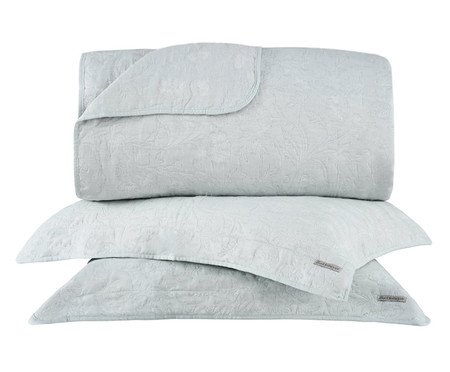 Jogo de Cobre-Leito Hanna Jacquard Verde | Westwing