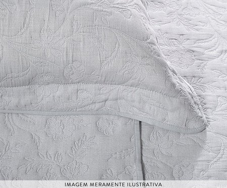 Jogo de Cobre-Leito Hanna Jacquard Verde | Westwing