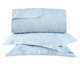 Jogo de Cobre-Leito Hanna Jacquard Azul, blue | WestwingNow