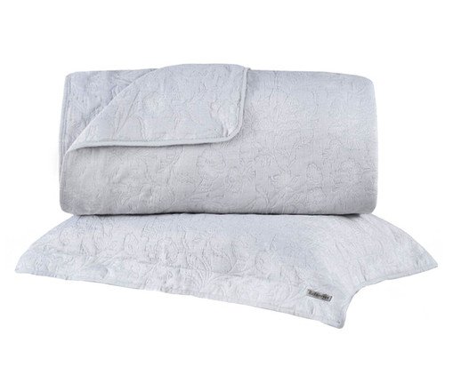 Jogo de Cobre-Leito Hanna Jacquard Cinza, grey | WestwingNow