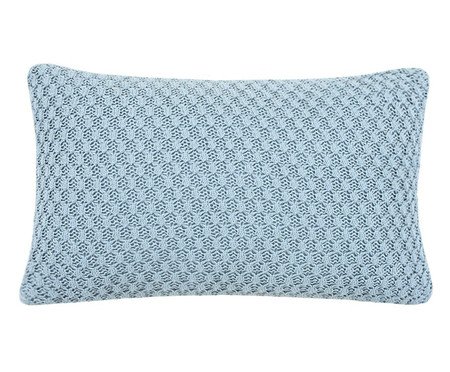 Almofada Tricot Zoe Azul - 30X50cm | Westwing