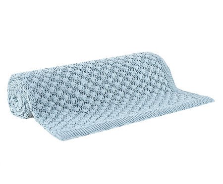 Manta Tricot Zoe Azul - 125X150cm | Westwing