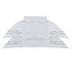 Jogo de Lençol Super Sublime Prata Prata - Solteiro King Size, multicolor | WestwingNow