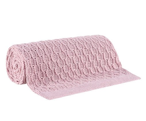 Manta Tricot Max Rosa - 125X150cm, multicolor | WestwingNow
