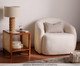 Mesa Lateral Gil, wood pattern | WestwingNow