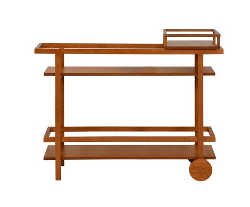 Carrinho Orgaizador Creedon Grande, wood pattern | WestwingNow