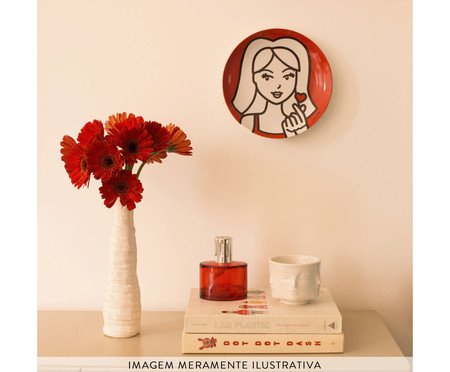 Prato Decorativo de Parede Menina Dani | Westwing