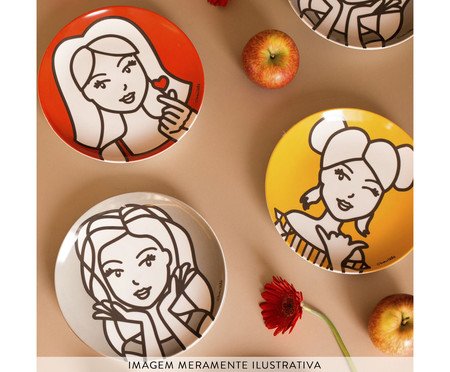 Prato Decorativo de Parede Menina Dani | Westwing