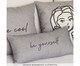Capa de Almofada Be Yourself Cinza, Cinza | WestwingNow
