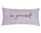 Capa de Almofada Be Yourself Cinza, Cinza | WestwingNow