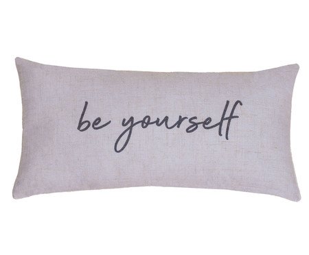 Capa de Almofada Be Yourself Cinza | Westwing