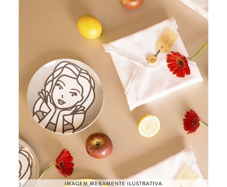 Prato Decorativo de Parede Menina Bia | Westwing