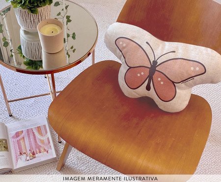 Almofada Borboleta Rosé | Westwing