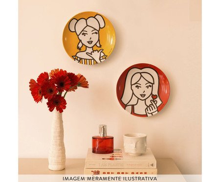 Prato Decorativo de Parede Menina Julia | Westwing