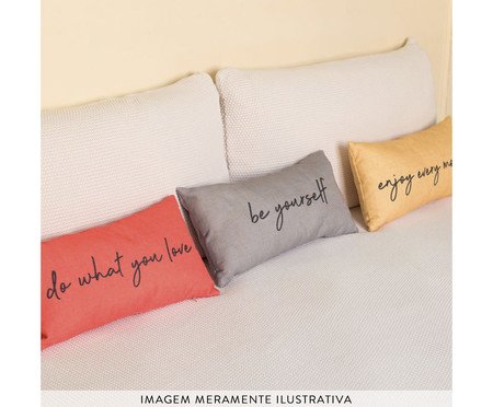 Capa para Almofada do What You Love Vermelha | Westwing