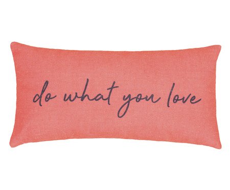 Capa para Almofada do What You Love Vermelha | Westwing