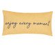 Capa de Almofada Enjoy Every Moment Amarela, Amarelo | WestwingNow