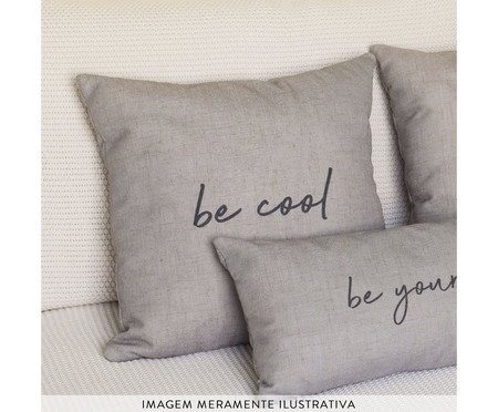 Capa de Almofada Be Cool Cinza | Westwing