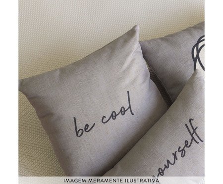 Capa de Almofada Be Cool Cinza | Westwing