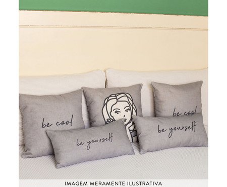 Capa de Almofada Be Cool Cinza | Westwing