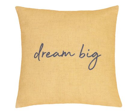Capa de Almofada Dream Big Amarela | Westwing