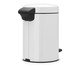 Lixeira de Aço Inox New Icon Branco, white | WestwingNow