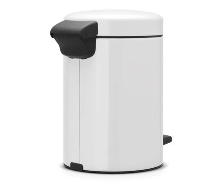 Lixeira de Aço Inox New Icon Branco | Westwing