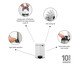 Lixeira de Aço Inox New Icon Branco, white | WestwingNow