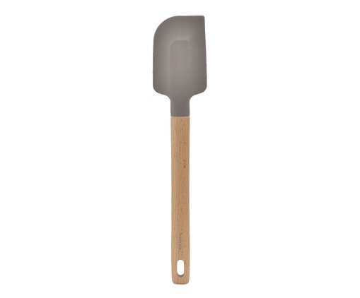 Espátula de Silicone e Madeira para Pão Kenya Cinza, grey | WestwingNow