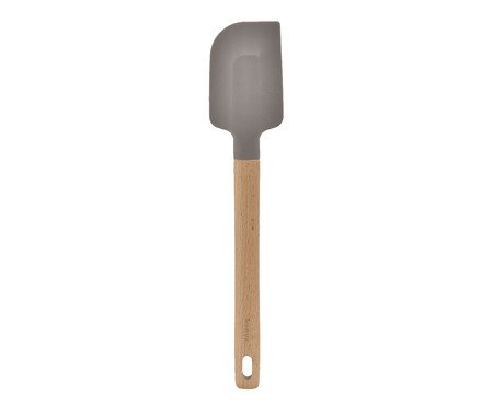 Espátula de Silicone e Madeira para Pão Kenya Cinza | Westwing