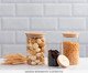 Pote de Vidro Bambu Kenya, transparent | WestwingNow