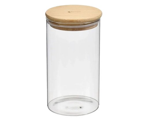 Pote de Vidro Bambu Kenya, transparent | WestwingNow