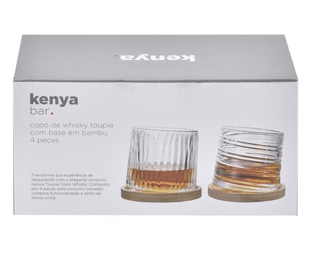 Jogo de Copos Para Whisky Toupie Kenya | Westwing