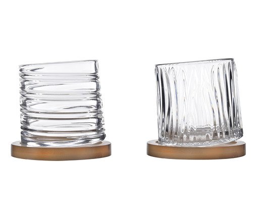 Jogo de Copos Para Whisky Toupie Kenya, transparent | WestwingNow