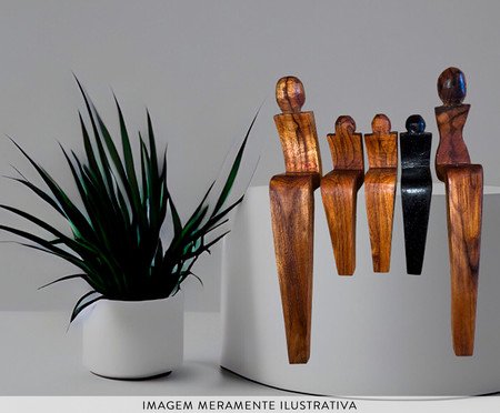Escultura Bonecos de Família Pequeno | Westwing