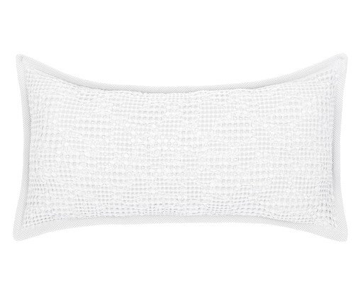 Capa de Almofada Jacquard Favo Branco, multicolor | WestwingNow
