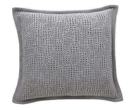 Capa de Almofada Jacquard Favo Prata | Westwing