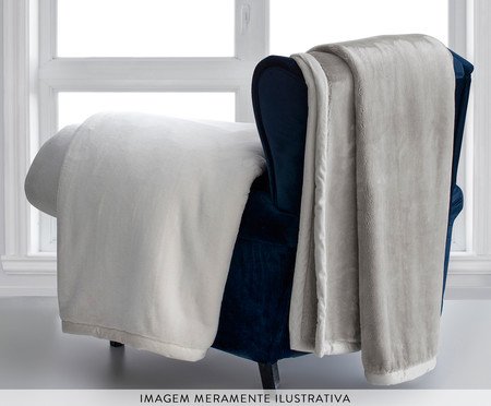 Cobertor Branco Soft Luxo | Westwing