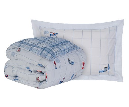Jogo de Edredom Summer Comforter Mini London, multicolor | WestwingNow