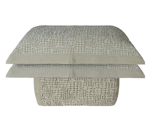 Jogo de Cobre-Leito Jacquard Linen Favo, multicolor | WestwingNow