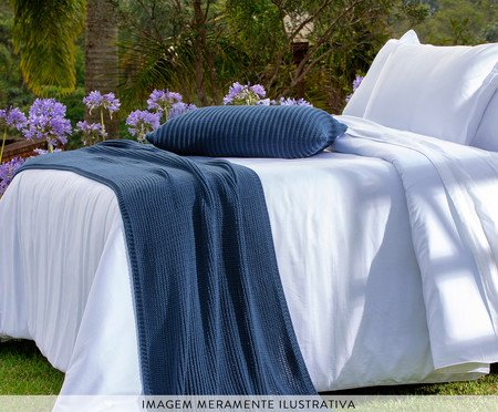 Peseira Texture Azul Marinho | Westwing