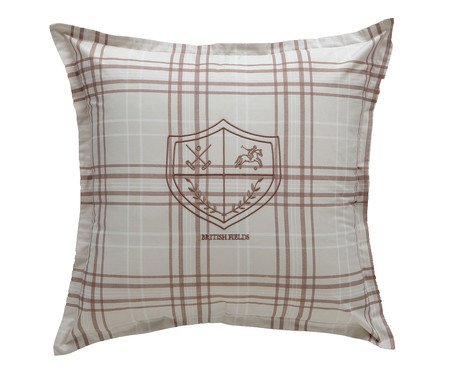 Capa de Almofada Bordada Xadrez Ascot | Westwing