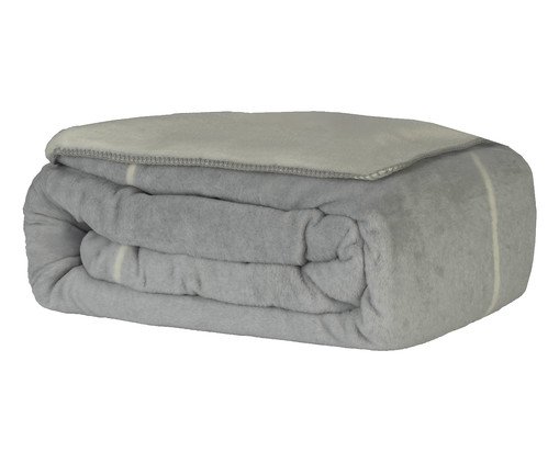 Cobertor Viana Prata e Off White, multicolor | WestwingNow